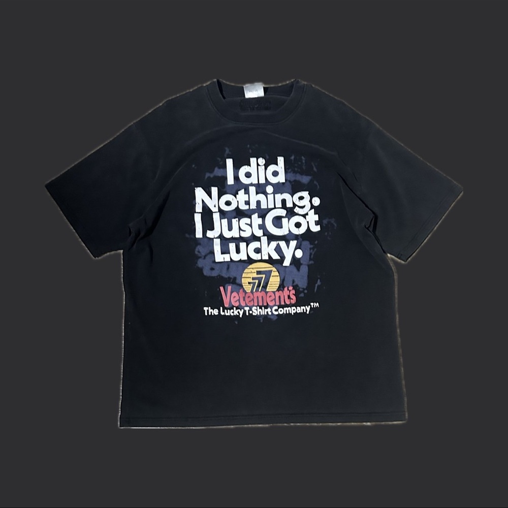 Vetements Charcoal Unisex T-Shirt